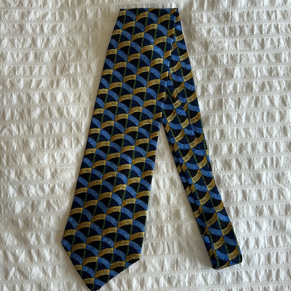 Vintage 100% silk Zegna tie